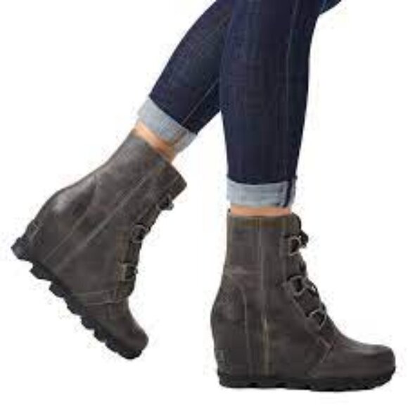 Sorel Joan of Arctic Wedge II Women Boots Size 7 - Picture 1 of 8